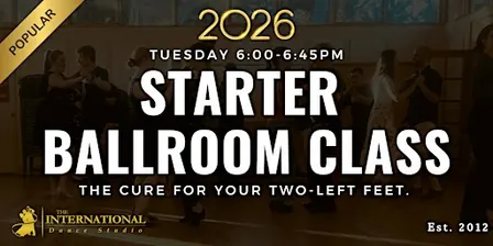 Adult Starter Ballroom & Latin Class - 19 Spots