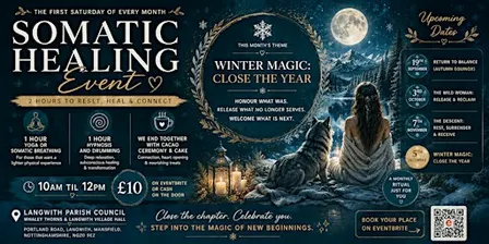 Yoga, Somatic Therapy and Hypnosis.— WINTER MAGIC: CLOSE THE YEAR