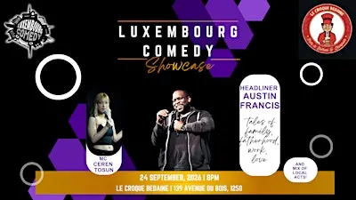 Luxembourg Comedy Showcase in English - Austin Francis (USA)