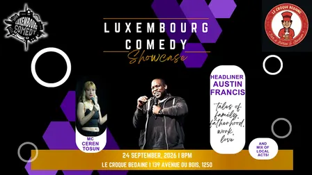 Luxembourg Comedy Showcase in English - Austin Francis (USA)