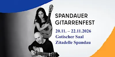 Spandauer Gitarrenfest 20. bis 22.11.2026
