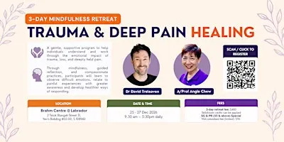25-27 Dec Trauma & Deep Pain Healing by Dr David Treleaven & A/ Prof Angie