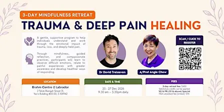 25-27 Dec Trauma & Deep Pain Healing by Dr David Treleaven &  A/ Prof Angie