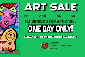 Art Sale: Pay-what-you-can, Fundraising for Art Angel