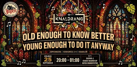 KNALDRANG  @JOPENKERK 25 sept 2026