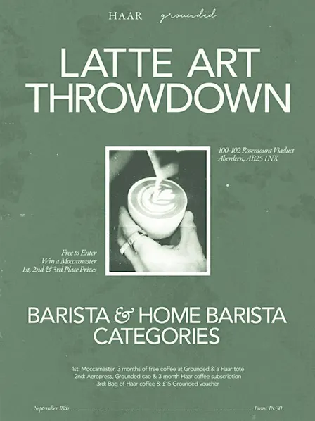 Haar x Grounded Latte Art Throwdown