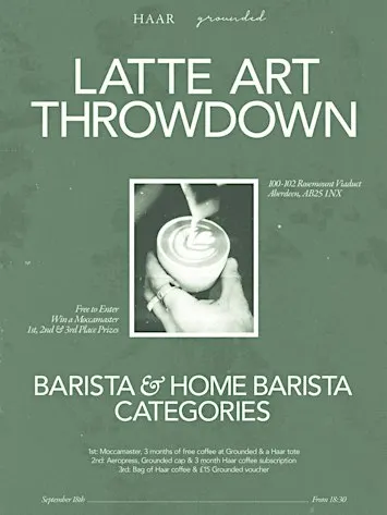 Haar x Grounded Latte Art Throwdown