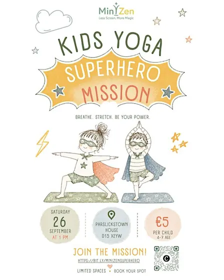 Kids Yoga Class: Superhero Yoga Mission | Ages 4–7, D15