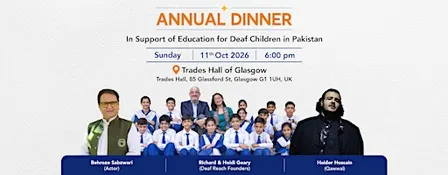 Deaf Reach UK - Glasgow Annual Fundraising Dinner