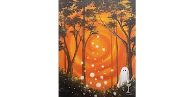 Ghostly Light - Paint and Sip in San Antonio | Classpop!™