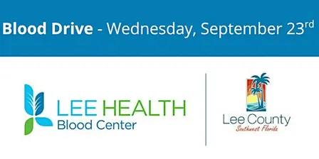 September 23rd Lee County Gov Downtown Blood Drive