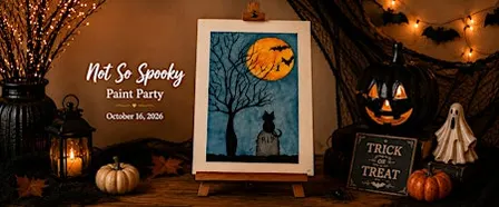 Not So Spooky Halloween Paint Party