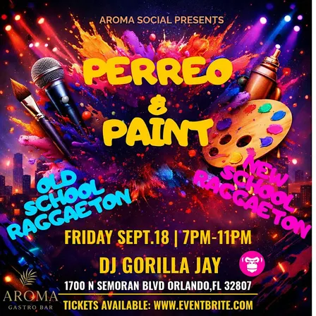 Paint & Sip : Old School vs New School Raggaeton