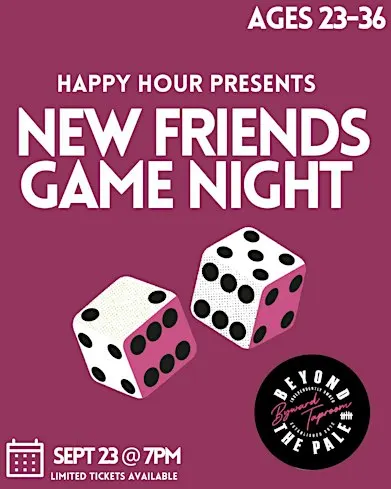 New Friend Game Night Ages 23-36 @Beyond the Pale Brewing (Ottawa)