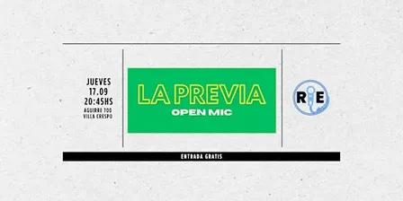 LA PREVIA | Open Mic de Stand Up