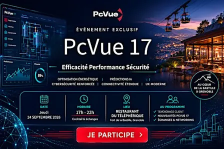 La révélation PcVue 17 arrive à Grenoble: Machine Learning, Énergie & Cyber