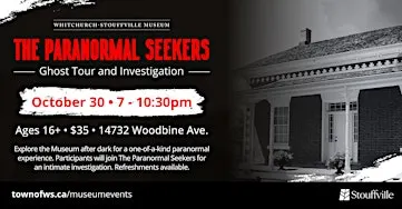 The Paranormal Seekers: Ghost Tour & Investigation