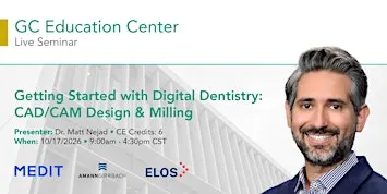 Getting Started with Digital Dentistry: CAD/CAM Design & Milling