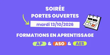 Soirée Portes Ouvertes | 13.10.2026