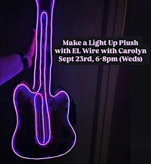 Make a Light Up Plush with EL Wire