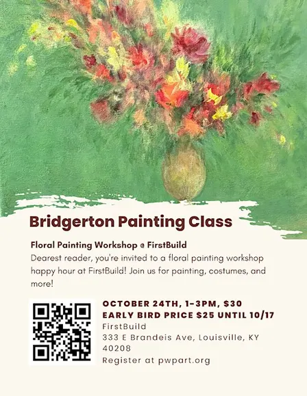 Bridgerton-Themed Floral Painting Workshop