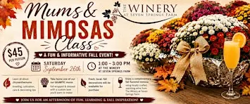Mums and Mimosa Class at The Winery