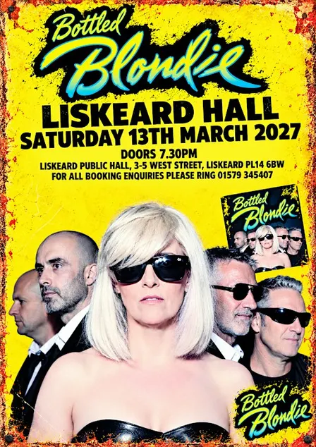 Bottled Blondie Playing At Liskeard Public Hall