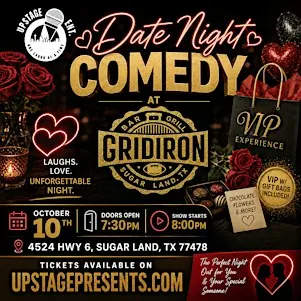 Date Night Comedy at Gridiron Bar & Grill - Sugar Land, TX