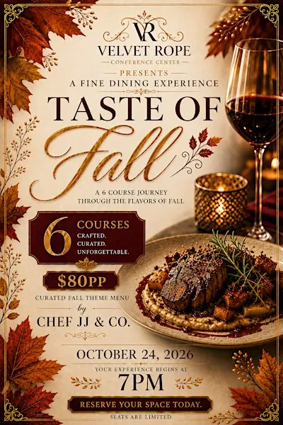 A Taste of Fall — Where Fine Dining Meets Fall Elegance.