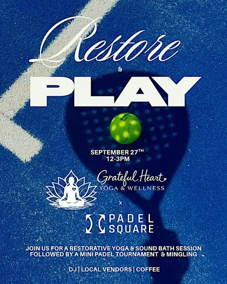 Restore & Play: A Padel + Wellness Social