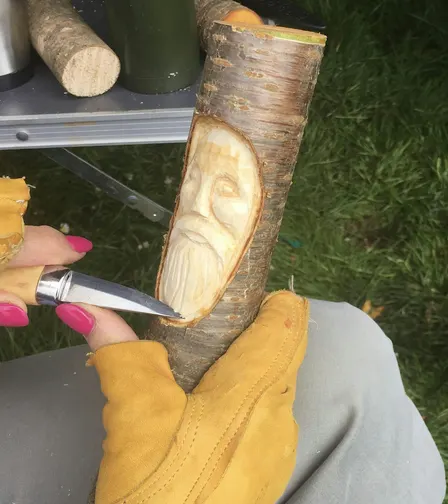 Create a Tree Spirit Wood Carving with Touch_Wood