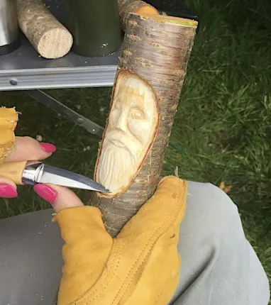 Create a Tree Spirit Wood Carving with Touch_Wood