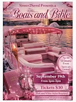 Sinner2Saved Presents Boats& Bibles