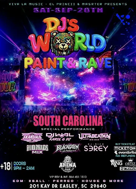 Djs World Paint & Rave