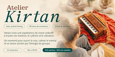 Kirtan (EN/FR) avec Justine Hoang