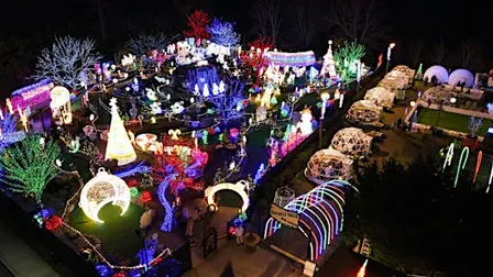 Sayville Falls Holiday Light Show