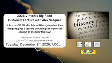 Historical Lecture with Alex Vasquez