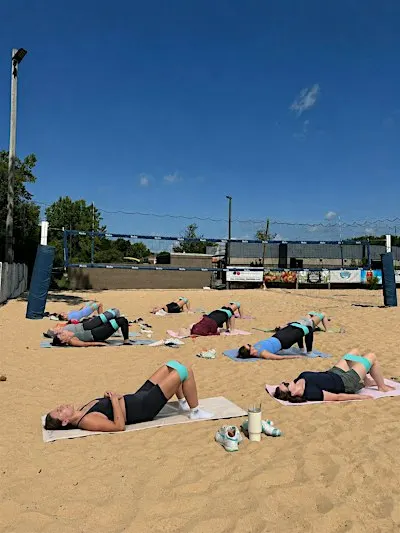 Pilates in The Sand