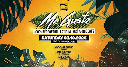 ME GUSTA | 100% REGGAETON, LATIN MUSIC & AFROBEATS | GIG CLUB VELDEN