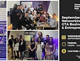 September Networking Mixer for GTA Business Owners & Entrepreneurs