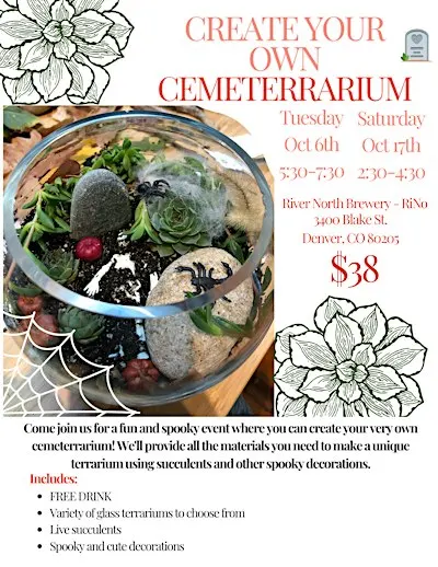 Create your own Cemeterrarium! (Tuesday Night!) @ River North Brewery
