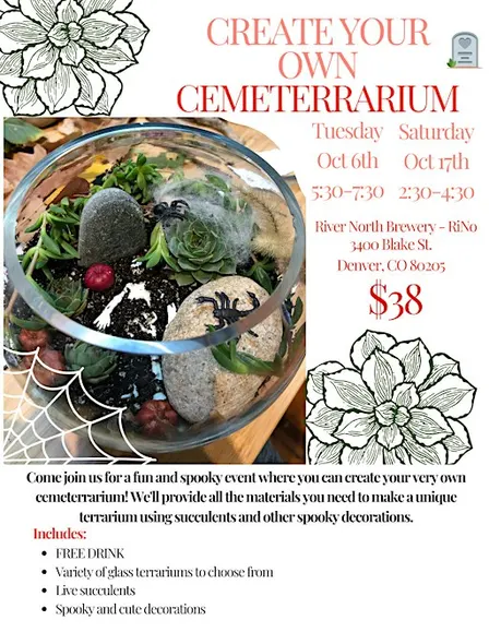Create your own Cemeterrarium! (Saturday!) @ River North Brewery