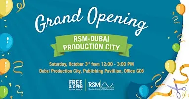 RSM Production City Math Centre Grand Opening