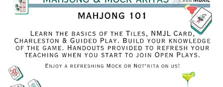 Mahjong 101 & Margaritas at Bella