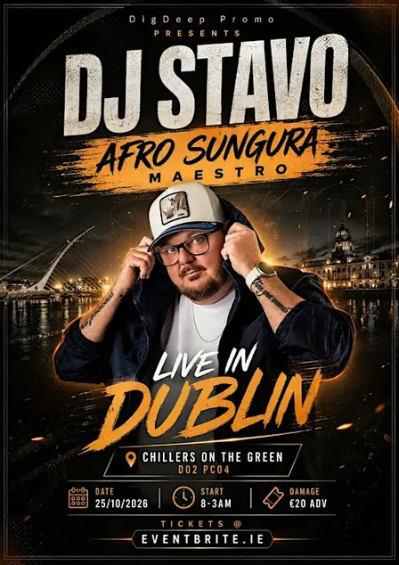 AFRO NIGHT with DJ Stavo live in Dublin