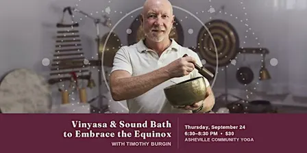 Yoga Workshop: Vinyasa & Sound Bath to Embrace the Equinox