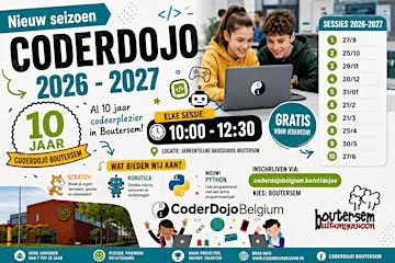 CoderDojo Boutersem - 27/09/2026