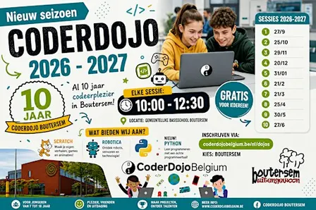 CoderDojo Boutersem - 27/09/2026