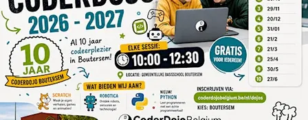 CoderDojo Boutersem - 27/09/2026