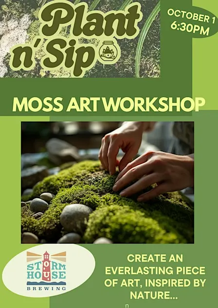 MOSS ART Workshop at Stormhouse Brewing